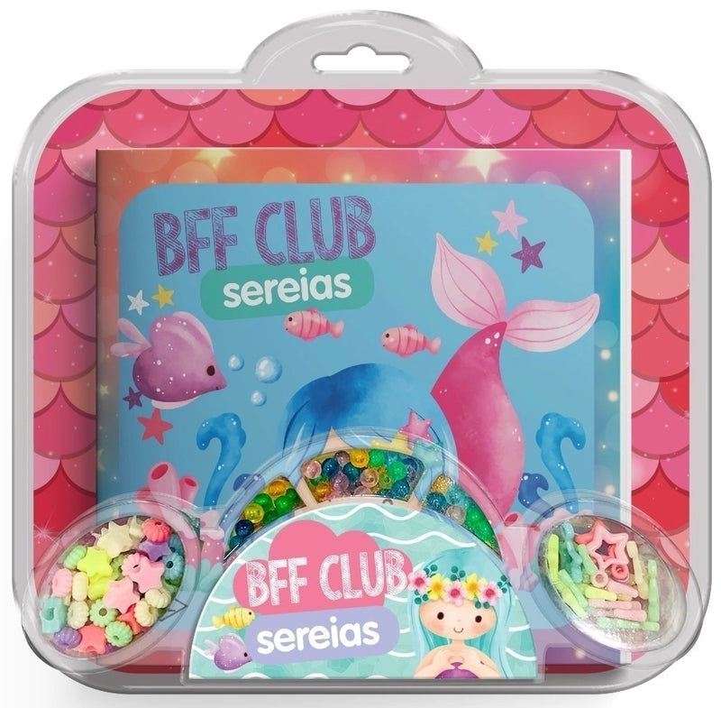 Livro Brinquedo BFF Club Sereias com Miçangas - DCL