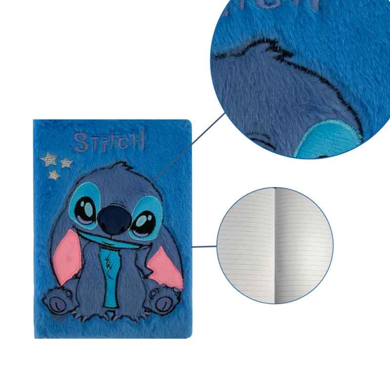 Caderno Peluciado Stitch - Lilo & Stitch